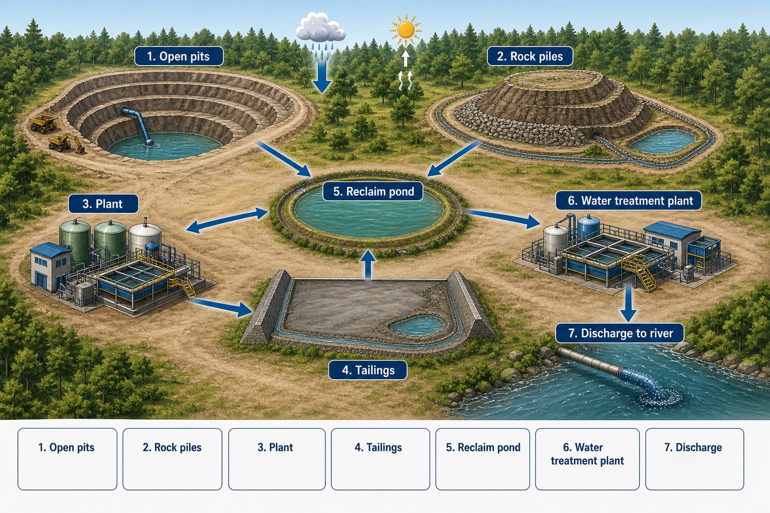 Water management diagram