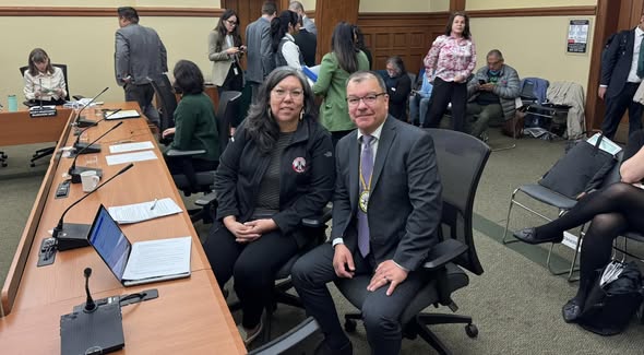 Adam and Cynthia at Bill 5 Hearings
