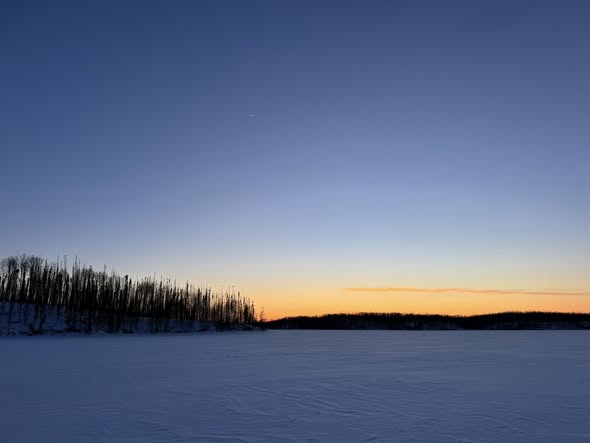 Sandy Lake at dusk